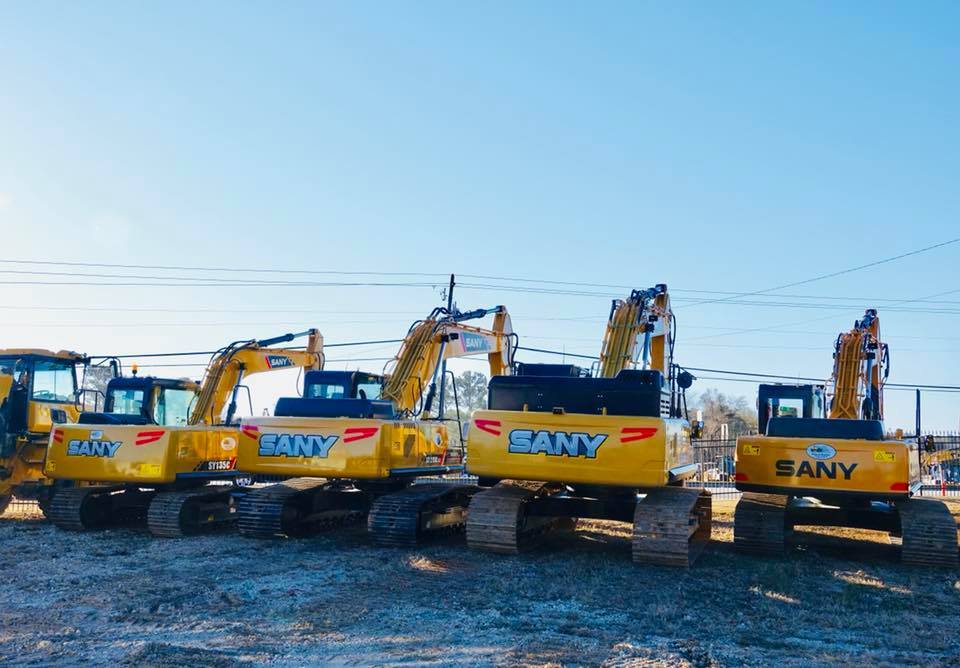 SANY Excavators in Winter